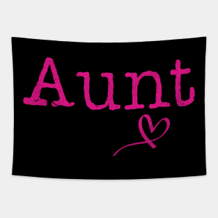 Auntie heart love aunt gift Tapestry