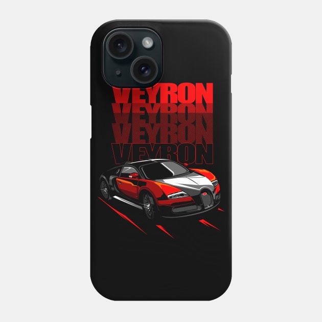 Bugatti Veyron Red Phone Case by aredie19