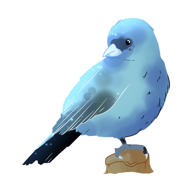 Indigo Bunting by scribblekisses