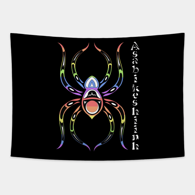 Asabikeshiinh (spider) Pride ally Tapestry by KendraHowland.Art.Scroll