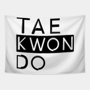 Taekwondo brushed logo Tapestry