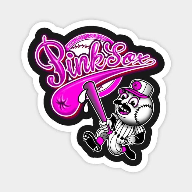 pink sox Magnet by creepyjason