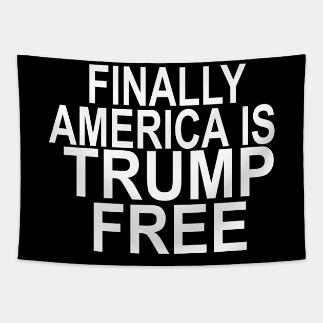 Biden Won 2020 America is Trump free Breathe America Breathe Biden Tapestry by AbirAbd