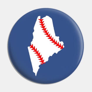 MAINE BASEBALL STATE Pin