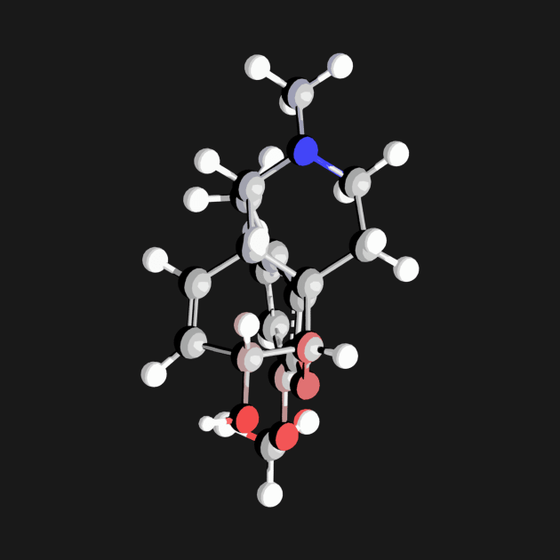 Codeine Molecule by ChemECool