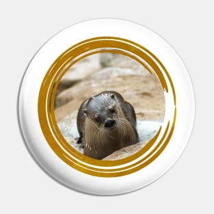 Otter Art Pin