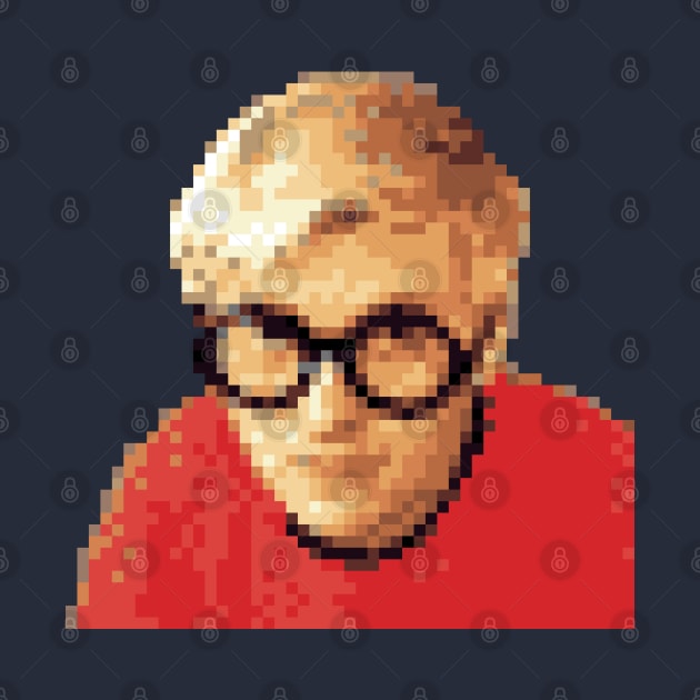 David Hockney 8bit Original Tribute Artwork by DankFutura