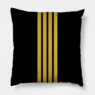 Captain Epaulets Stripes #1 Pillow