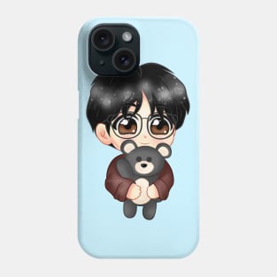 BTS Taehyung Winter Bear Chibi Phone Case