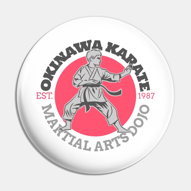 Okinawa Karate Pin by AladdinHub