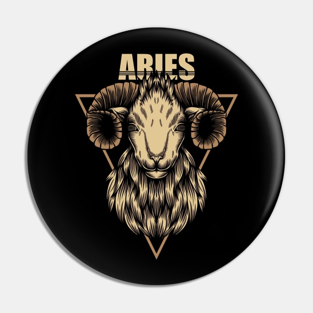 Aries: The Ram Pin by TambuStore