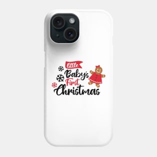 little babys first christmas - Girls Phone Case