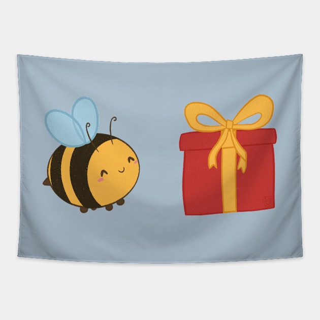 Bee Present Tapestry by Mayfully