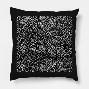 Black and White Elephant Animal Print Pillow