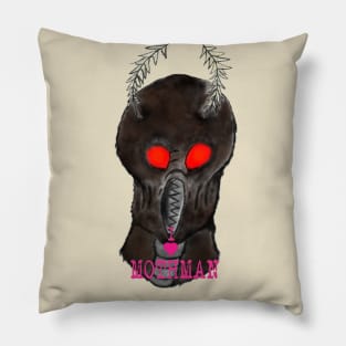 I LUV MOTHMAN Pillow