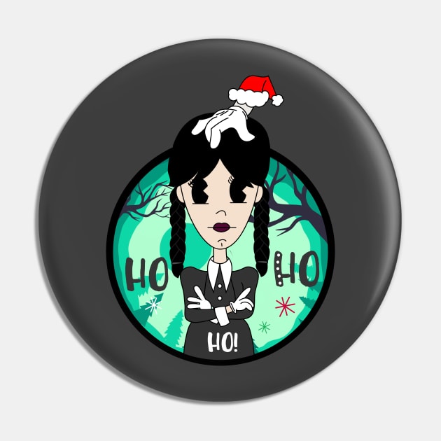 Wednesday Addams X-mas Pin by Teesbyhugo