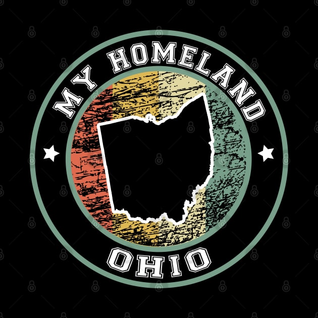 Homeland Ohio state USA vintage by LiquidLine