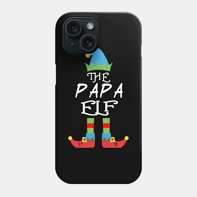 The Papa Elf Matching Family Group Christmas Party SANTA Phone Case by CareTees