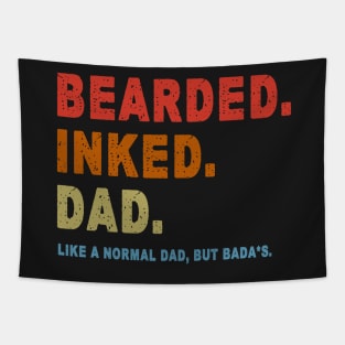 Bearded inked dad. Tapestry