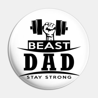 Beast Dad Pin