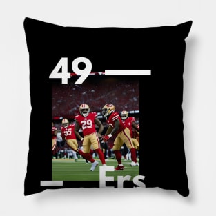 Bang Bang 9er Gang , 49 ers graphic design Pillow