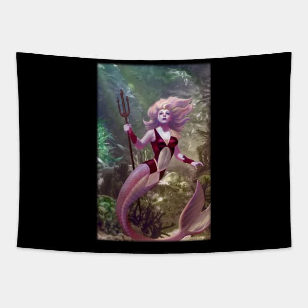 Mermaid Tapestry by Paul_Abrams