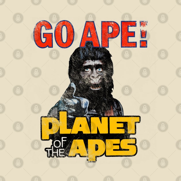 Planet of the Apes - Go Ape, distressed by hauntedjack