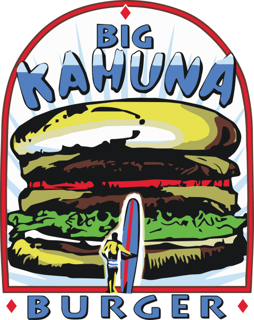 Big Kahuna Burger Kids T-Shirt by fandemonium