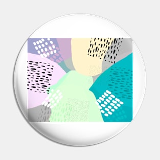 Abstract Shapes and Dots Pin