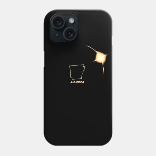 Solar Eclipse 2024 Arkansas Phone Case