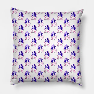 Star Panda Pattern Pillow