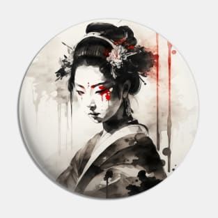 The Graceful Beauty of a Geisha Pin