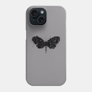 Butterfly No.3 b/w Phone Case