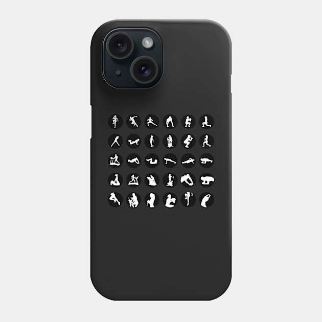 Cardio Icon Stickers Phone Case by VectorPB