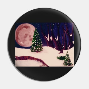 December Moon Pin