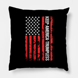 ny Keep America Trumpless Pillow