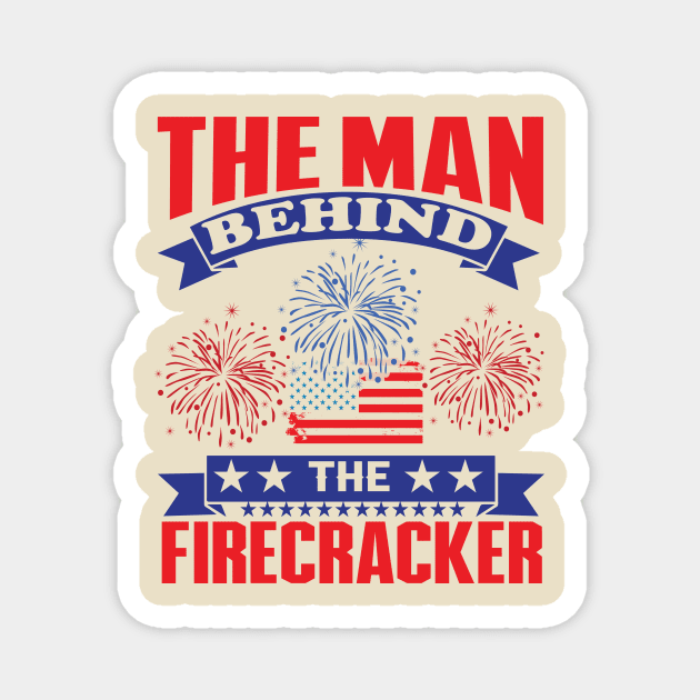 Funny 4th of July Firecracker Magnet by Banned Books Club