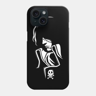 045 Harlock WHT Phone Case