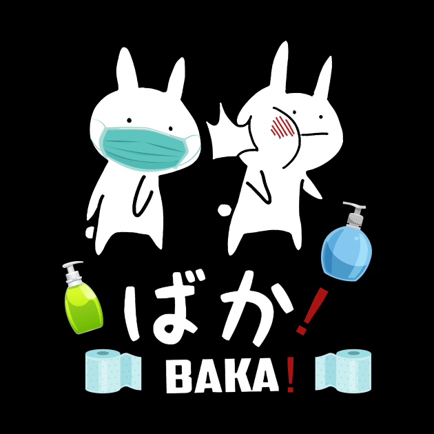 Funny Anime Baka Masked Rabbit Slap Japanese Gift by Trendy_Designs