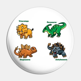 Cute Prehistoric Dinosaurs Pin