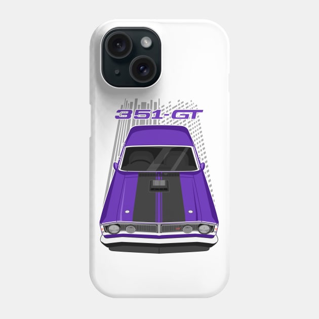 Ford Falcon XY GTHO Phase 3 - Purple Phone Case by V8social