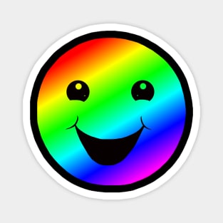 Happy Rainbow Smile Magnet