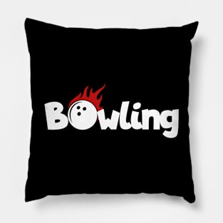 Bowling fire Pillow