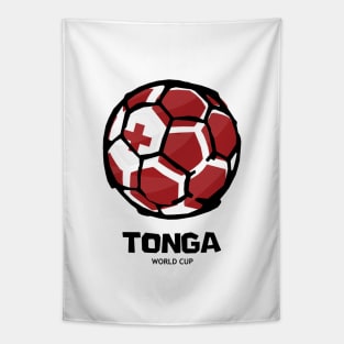 Tonga Football Country Flag Tapestry