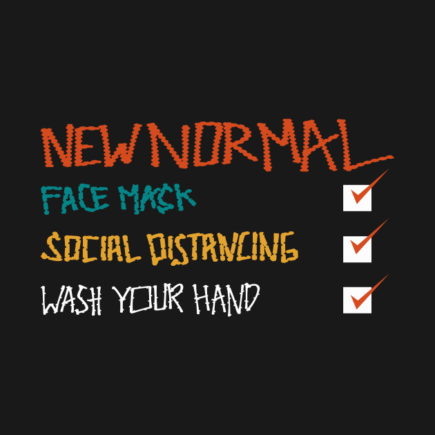 New Normal Social Distancing Face Mask 2020 by senomala