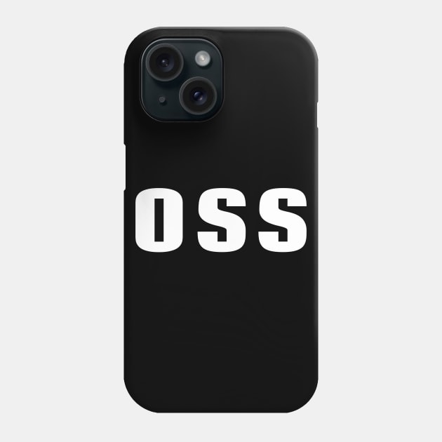 Brazilian Jiu-Jitsu OSS BJJ Phone Case by fromherotozero