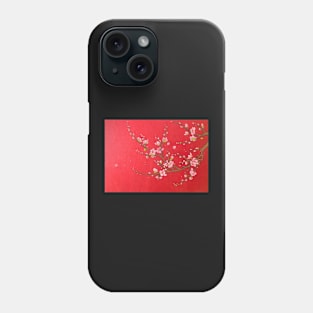 Minhwa: Red Blossom (Korean Traditional Art) Phone Case