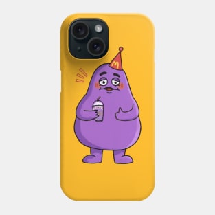 Happy grimace birthday Phone Case