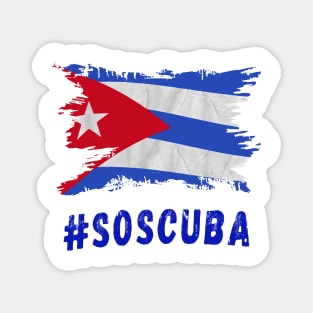 Cuba Libre Freedom Vintage SOSCuba Magnet