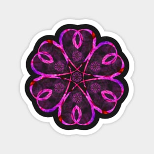 Valentines heart flower Magnet